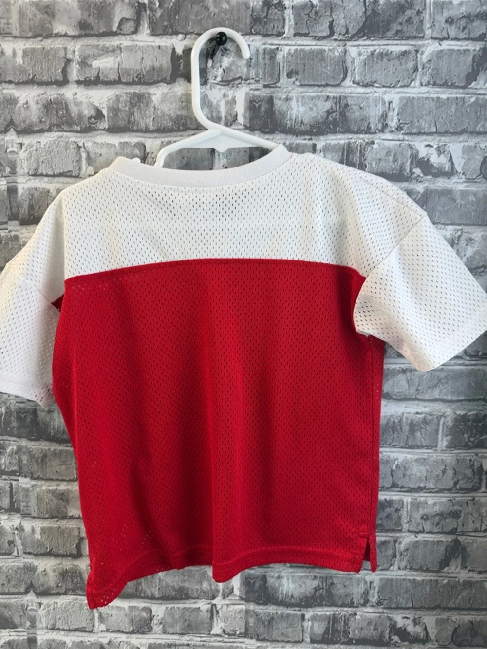Georgia Bulldogs Kids Red & White Mesh‎ Team Top